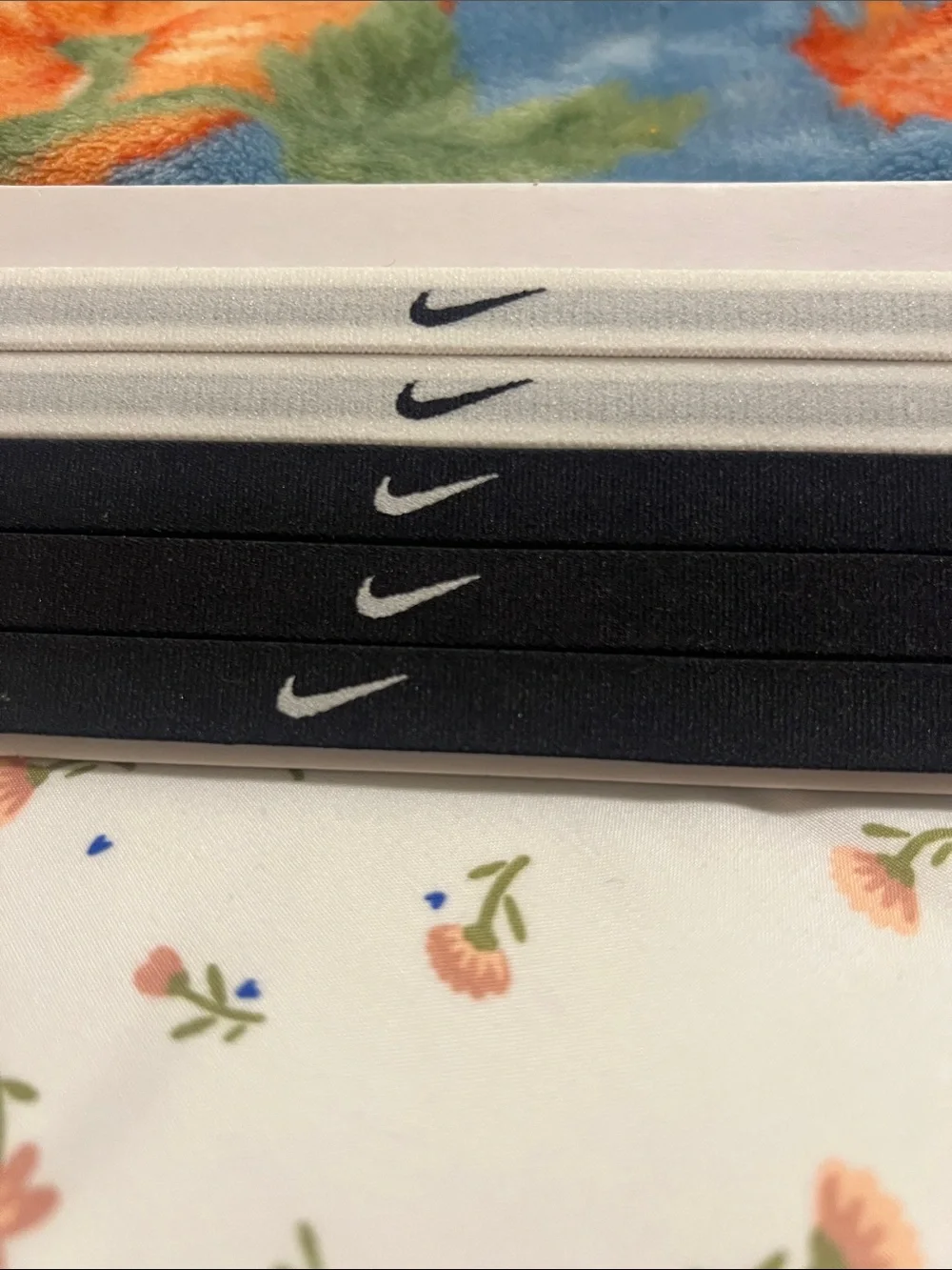 Nike hair bands Set - Black & White